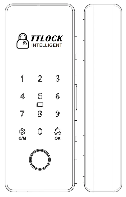 TTLock K190-T Intelligent Glass Door Lock