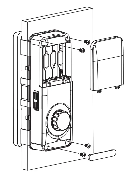 Installation: Frameless glass door