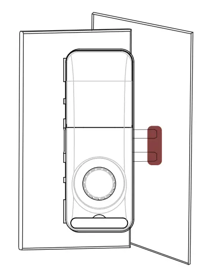 Installation: Single glass door