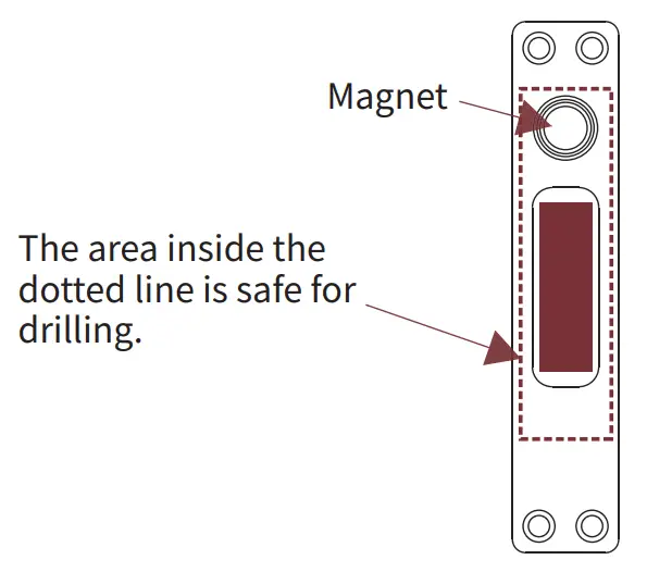 Installation: Single glass door
