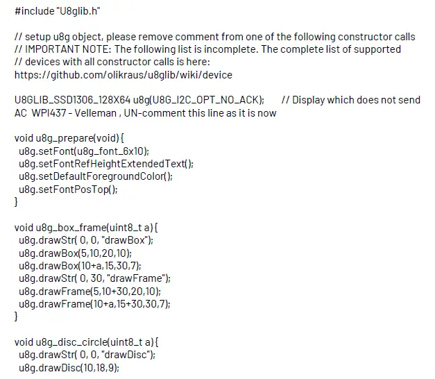 WPI437 1.3 Inch OLED Screen for Arduino 1