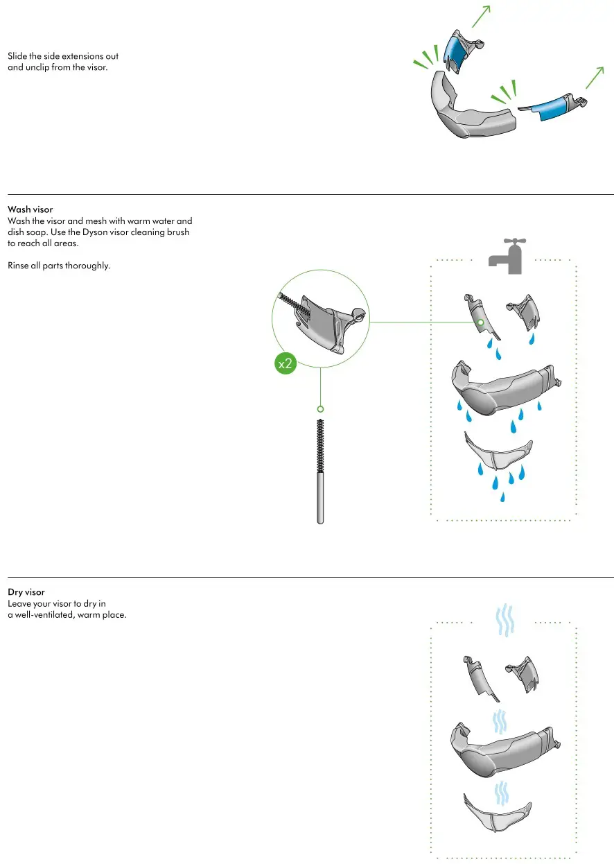 dyson zone JN.00000 Headphones with Air Purification - Cleaning your Dyson Zone™ 2