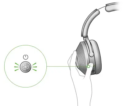 dyson zone JN.00000 Headphones with Air Purification - Turn on your headphones