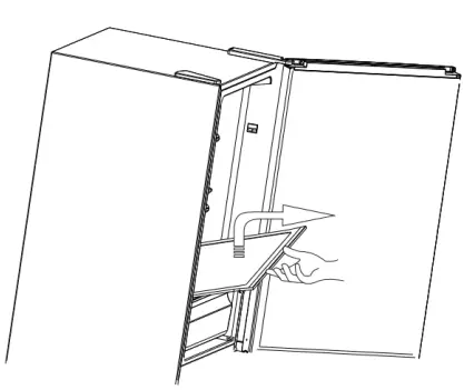 Cleaning the glass shelf