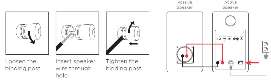 FLUANCE Ai61 Powered 6.5 Inch Stereo Bookshelf Speakers - Setup1