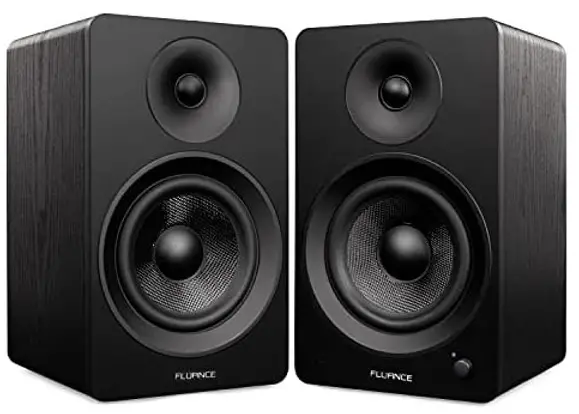 FLUANCE Ai61 Powered 6.5 Inch Stereo Bookshelf Speakers