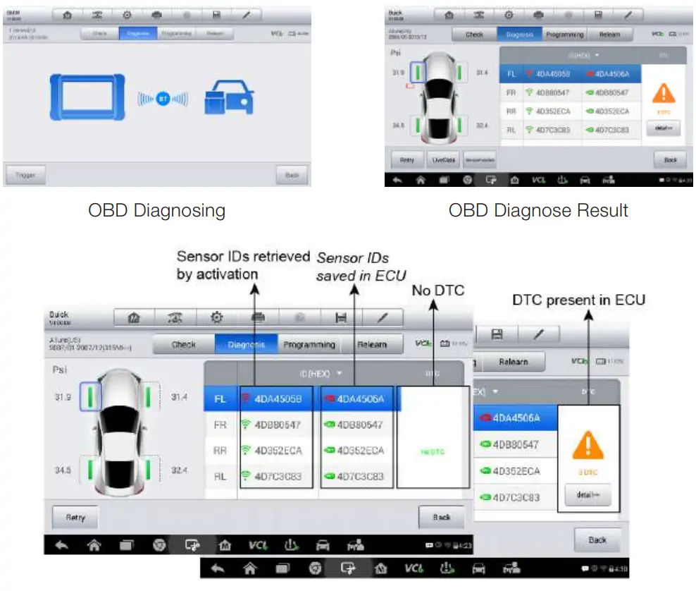 AUTEL MaxiTPMS TS608 Bidirectional Control Scan Tool - Diagnose 1