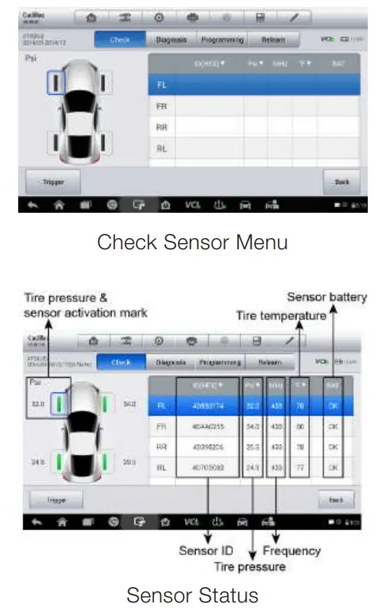 AUTEL MaxiTPMS TS608 Bidirectional Control Scan Tool - ICheck Sensor