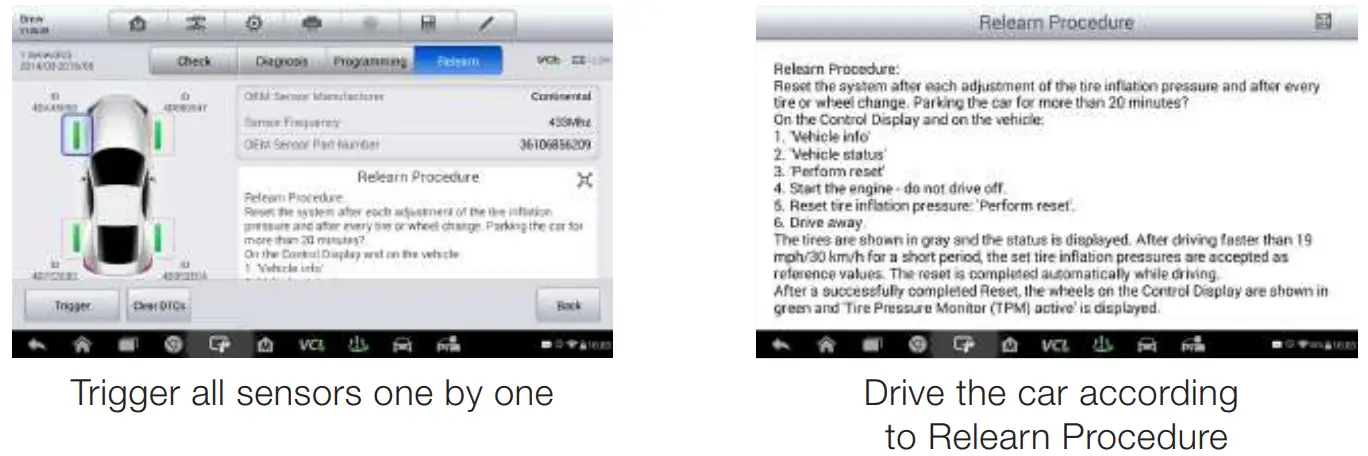 AUTEL MaxiTPMS TS608 Bidirectional Control Scan Tool - Relearn 1