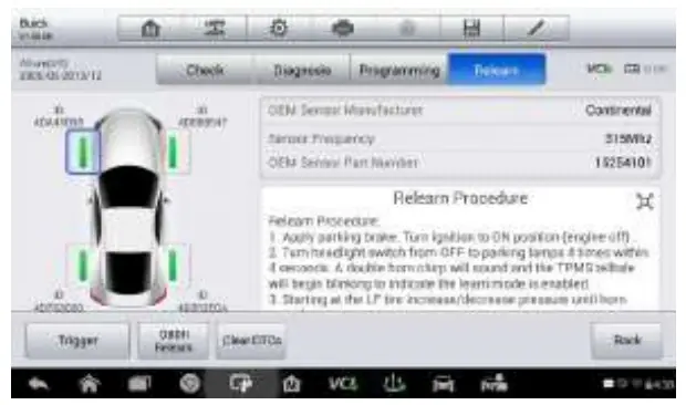 AUTEL MaxiTPMS TS608 Bidirectional Control Scan Tool - Relearn