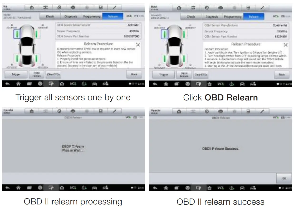 AUTEL MaxiTPMS TS608 Bidirectional Control Scan Tool - Relearn3