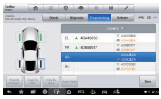 AUTEL MaxiTPMS TS608 Bidirectional Control Scan Tool - Sensor Program 2