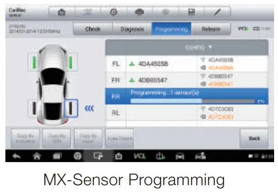 AUTEL MaxiTPMS TS608 Bidirectional Control Scan Tool - Sensor Program 4