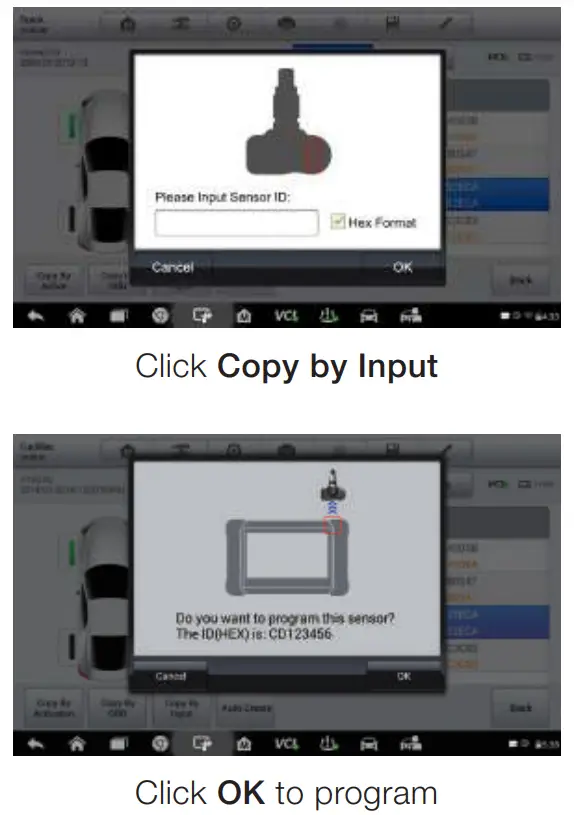 AUTEL MaxiTPMS TS608 Bidirectional Control Scan Tool - Sensor Program 5