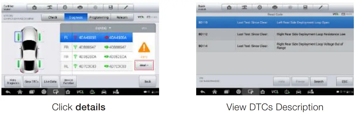 AUTEL MaxiTPMS TS608 Bidirectional Control Scan Tool - TPMS Status