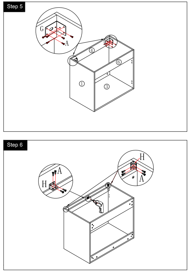 SAMA BTCYBV0305BBL Wall Mount Bath Vanity Cabinet with Top and Resin Basin - parts 4