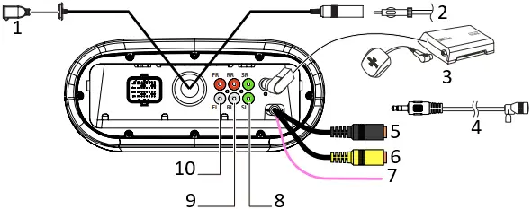 RESERVE hdhu-9813RG Oem Upgrade Head Unit C2