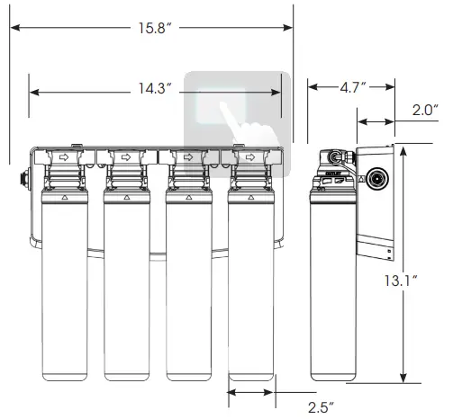 AQUA-FLO-QCUF-Quick-Change-Ultrafiltratio-Drinking-Water-System-fig-2