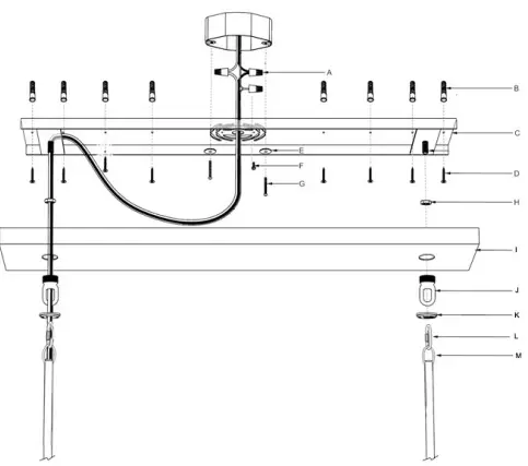 ETHAN ALLEN 093041 Clara Linear Crystal Chandelier-FIG1