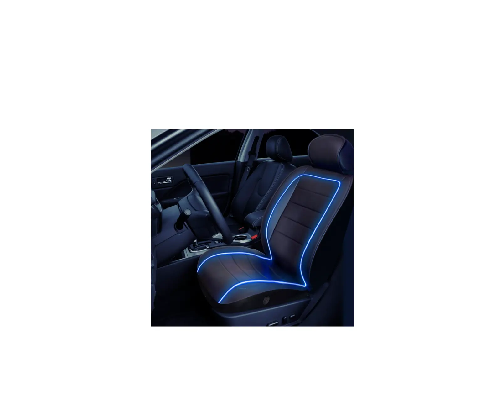 Type S Sc533475 Led Glow Faux Leather Seat Cover User Manual