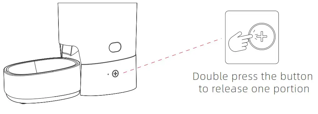 ACF-23-02 Petree Automatic Feeder - button