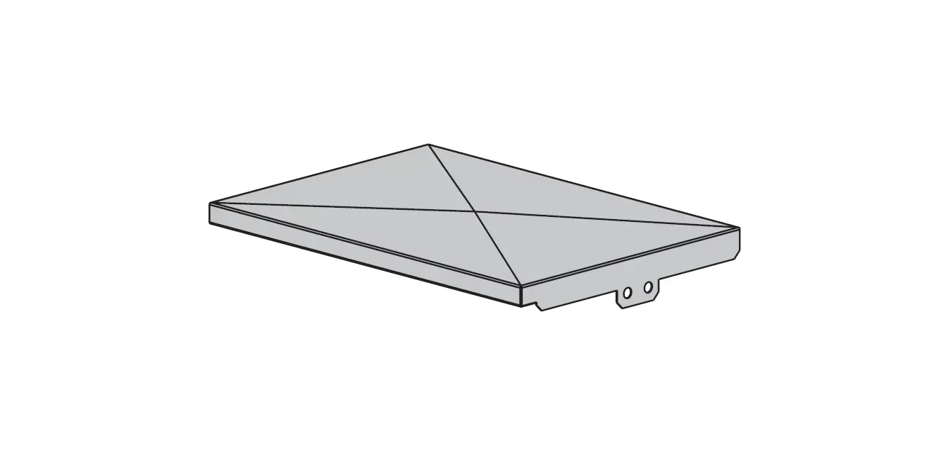 Nvent Hoffman Tss3020d Top Solar Shield For Cabinet Instruction Manual