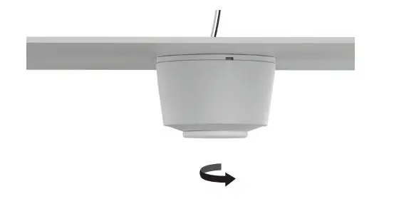 Lumos CONTROLS Cyrus AM AC Powered Wireless Microwave Motion and Light Sensor - clockwise