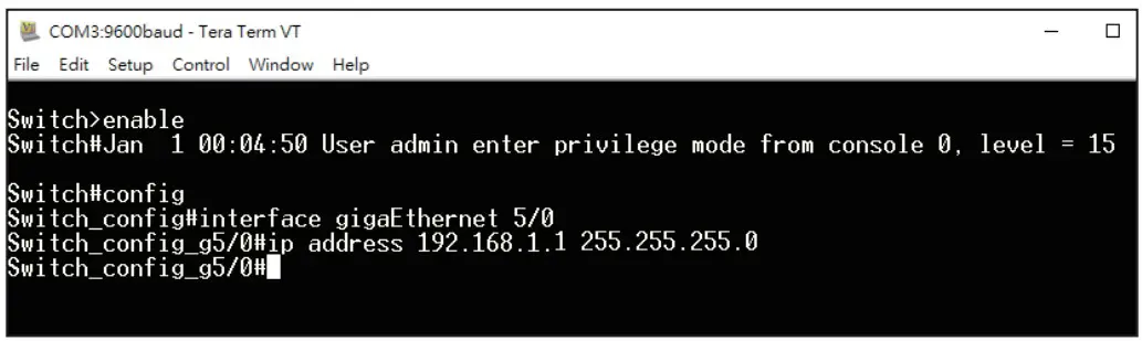 Configuring IP Address