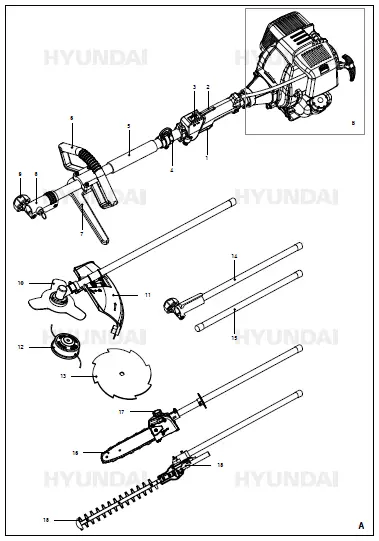 HYUNDAI-57181-Multifunctional-4-in-1-trimmer-01