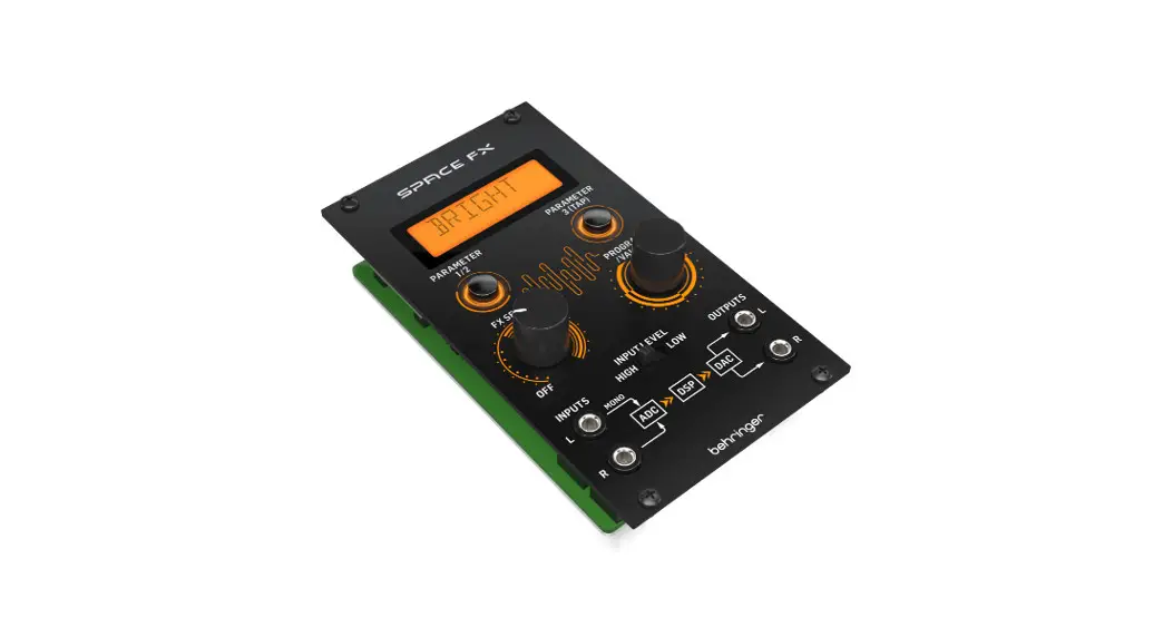 Behringer Space Fx 24 Bit Stereo Multi Effects Module User Guide