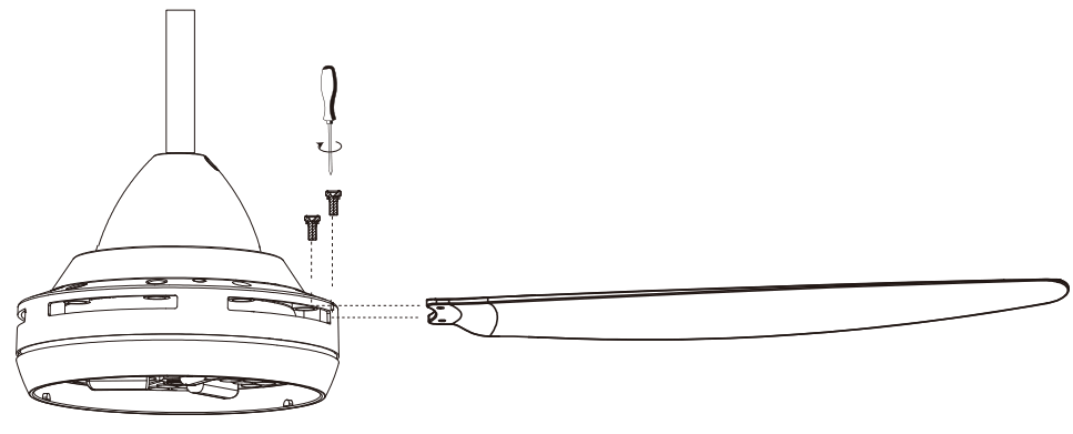 Nestfair CYW1103W 56 Inch Intergrated LED Indoor White Ceiling Fan - Tools15