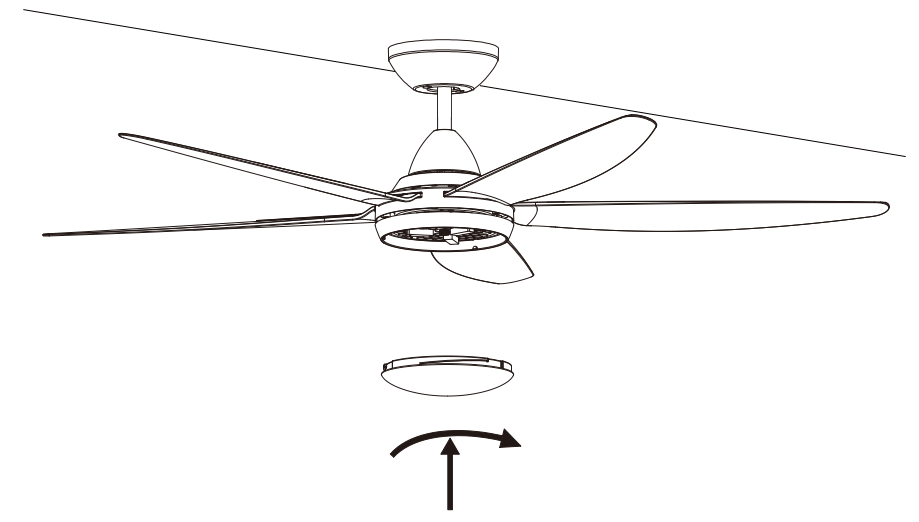 Nestfair CYW1103W 56 Inch Intergrated LED Indoor White Ceiling Fan - Tools16