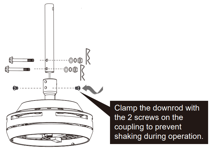 Nestfair CYW1103W 56 Inch Intergrated LED Indoor White Ceiling Fan - Tools5
