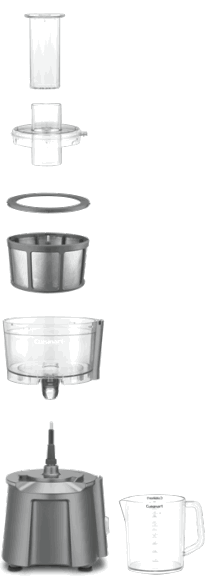 Cuisinart CJE-2000 Combo Juice Extractor Citrus Juicer - Fig2