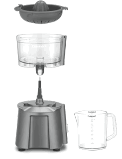 Cuisinart CJE-2000 Combo Juice Extractor Citrus Juicer - Fig3