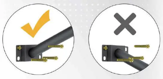 BNT 800W 2PACK Solar Street Light User Manual - Make sure that the mounting angle