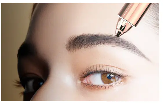 How to use the brow trimmer