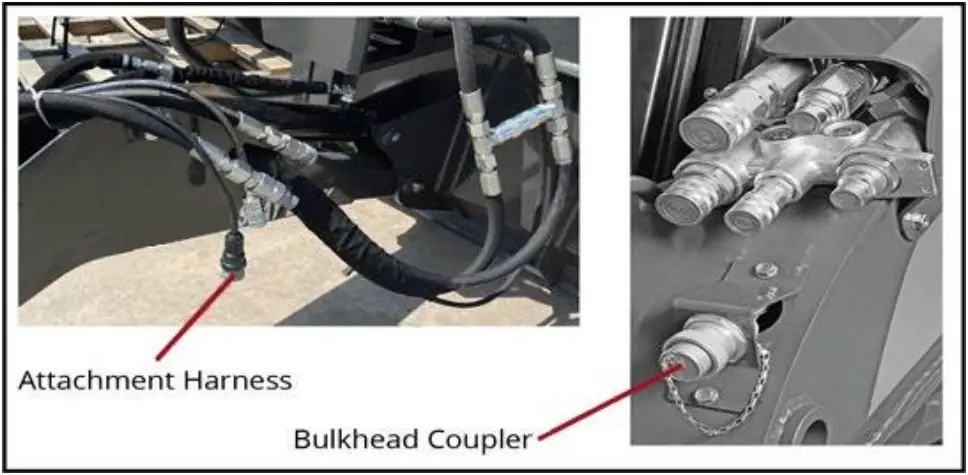 AGT INDUSTRIAL AGT BDRC48 Skid Steer Articulating Brush Cutter - Electrical Harness