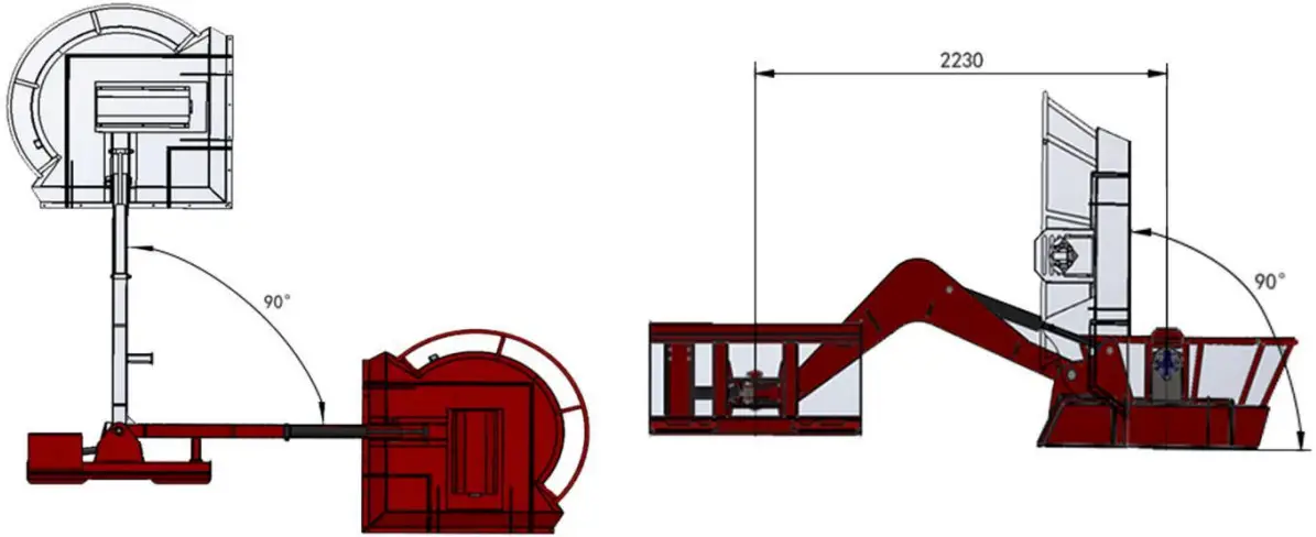 AGT INDUSTRIAL AGT BDRC48 Skid Steer Articulating Brush Cutter - Tilt Function