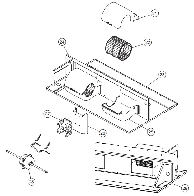 FUJITSU-ARYA30LBTU-Split-Type-Air-Conditioner-Duct-Type-fig-18