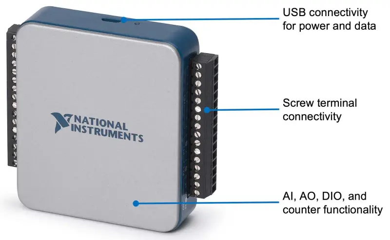 NATIONAL INSTRUMENTS Multifunction I O Device - Powered