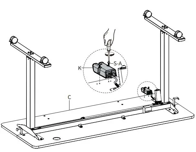 VIVO-DESK-E-P48KB-48-Inch-x-24-Inch-Mobile-Electric-Desk-with-2-Hooks-and-Keyboard-Tray-FIG-14