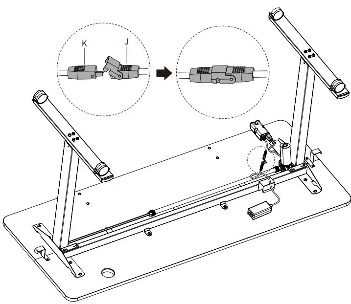 VIVO-DESK-E-P48KB-48-Inch-x-24-Inch-Mobile-Electric-Desk-with-2-Hooks-and-Keyboard-Tray-FIG-16