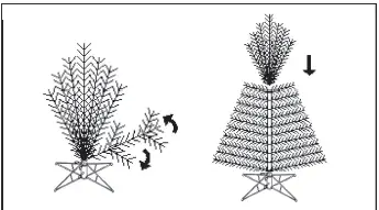 glitzhome-11Foot-Pre-Lit-Flocked-Pencil-Fir-Artificial-Christmas-Tree-fig- (5)