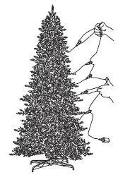 glitzhome-11Foot-Pre-Lit-Flocked-Pencil-Fir-Artificial-Christmas-Tree-fig- (7)