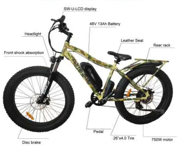 AOSTIRMOTOR-SOUT20221156-Black-Plus-Blue-26-Inch-750-Watt-Adults-Electric-Bike-fig-1