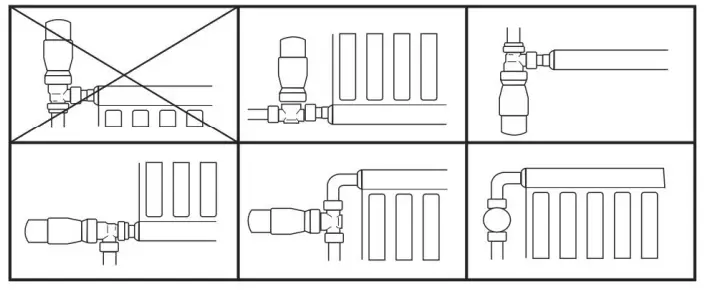 Schneider Electric Drayton Two Pipe Thermostatic Radiator Valves - Integral TRVs