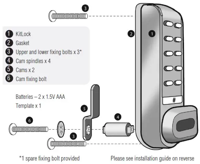 CODELOCKS KL1200 KitLock-Locker-Lock-PRODUCT-1
