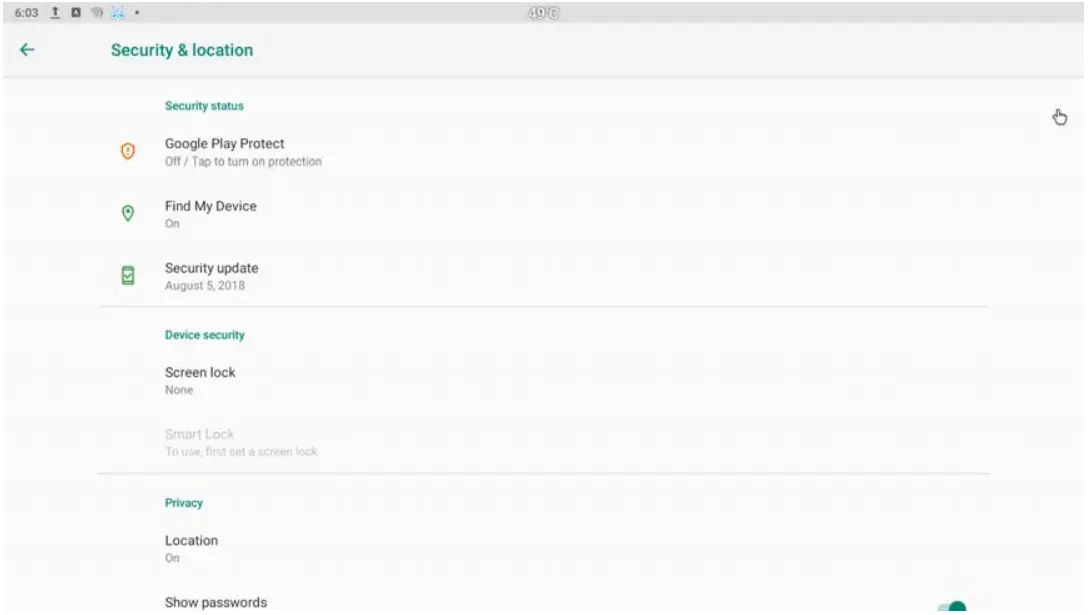 DELTA DS310 NovoDS Digital Signage Solution - Security