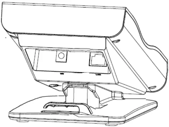 AEi SGR 9206 S Sip Dect Phone - Back View